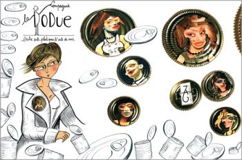 illustration, il était une fois les matériaux oubliés, eco-exposition, la Compagnie Dodue